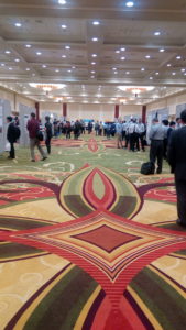 attending poster session on 3rd day